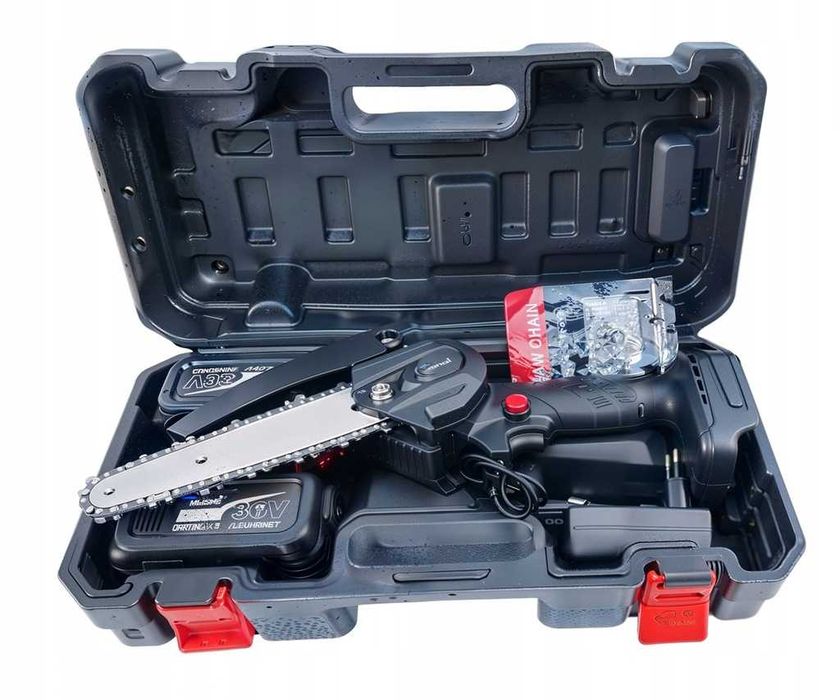 Piła Łańcuchowa AKUMULATOROWA PILARKA 6cal Do drzewa Bezszczotkowa