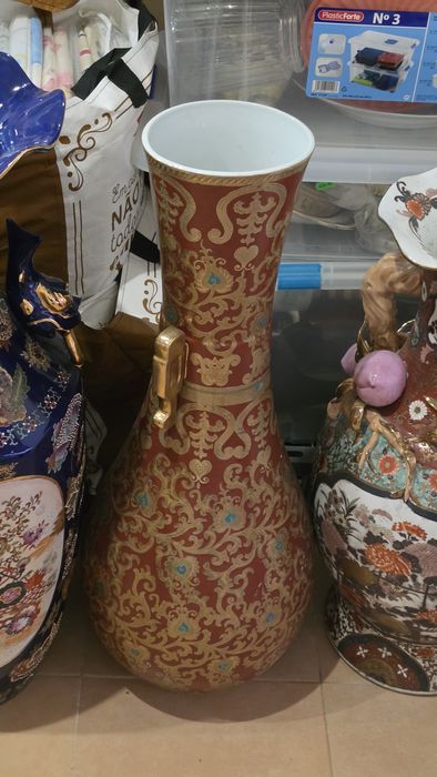 Conjunto de Jarrões Decorativos Grandes