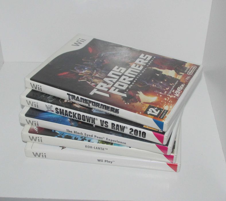 Lote 5 Jogos Wii PAL