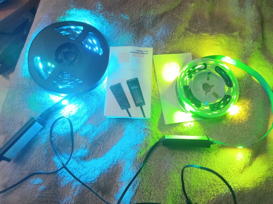 RGB 5050 світлодіодна стрічка 5м, 5 вольт