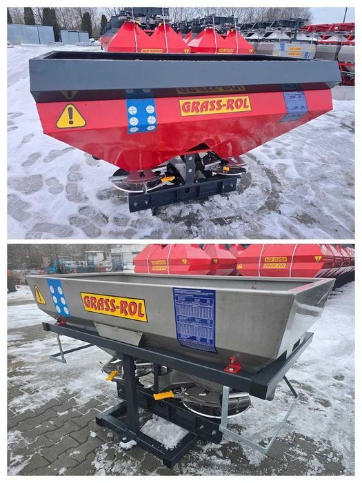 Rozsiewacz nawozów dwutarczowy N056-TYP MASTER JUNIOR- GRASS-ROL- 2026