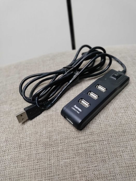 Usb 2.0 Hama Switch Hub Ps4 Pc Rozgałęźnik Przejściówka