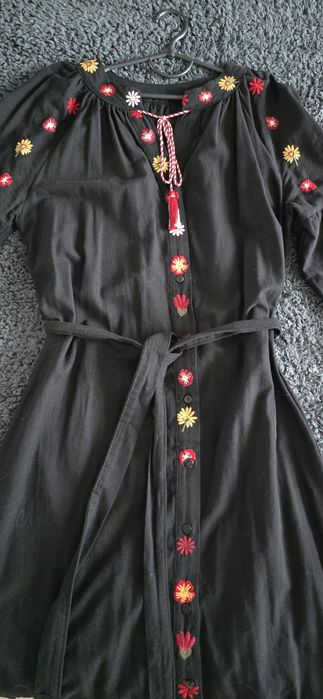 Вишиванка чорна жіноча