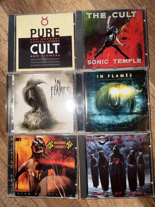 Bardzo dobre plyty CD Metal i okolo metalowe oryginalne stan bdb ddw