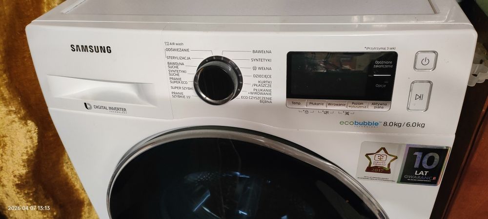 Sprzedam pralko suszarkę Samsung 8 kg.
