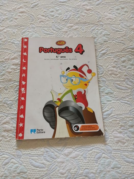 Manual / Caderno Português 4 - Alfa (4.º Ano) - Porto Editora