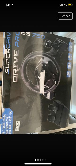 Volante superdrive GS 750 + pedais