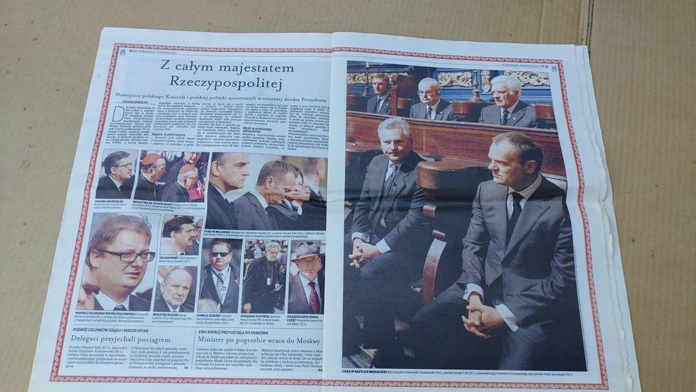 Fakt 19 kwietnia 2010 gazeta katastrofa smoleńsk Lech Kaczyński