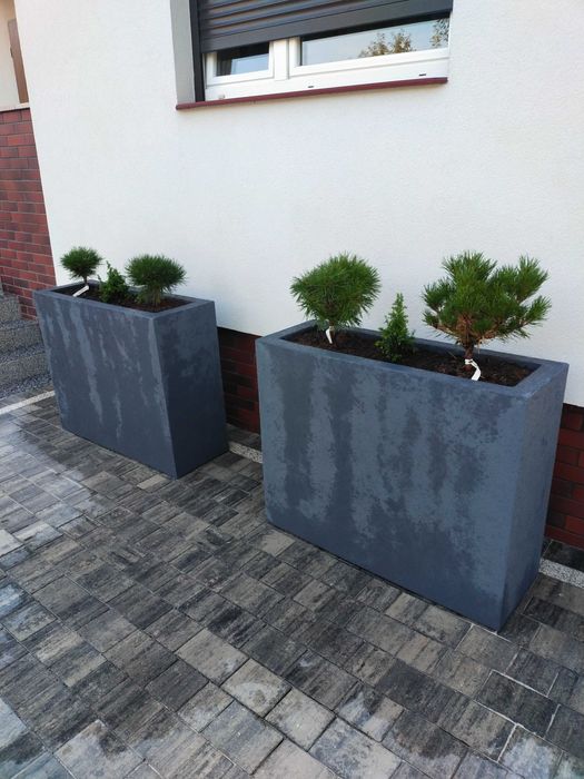 Donice ogrodowe ze styropianu