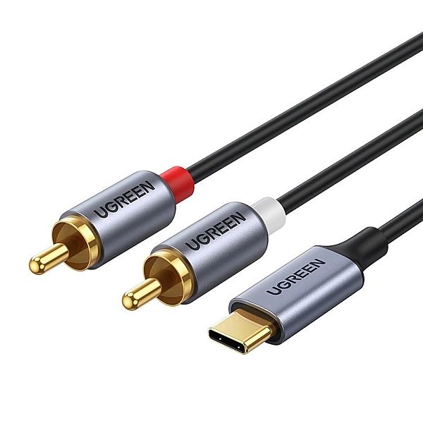 Ugreen kabel przewód audio dźwiękowy USB Typ C (męski) - 2RCA (męski)