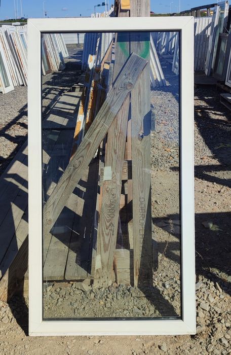 OKNA KacprzaK Witryna 78X145 FIX Używany PCV Plastikowy Lider Okna OLX