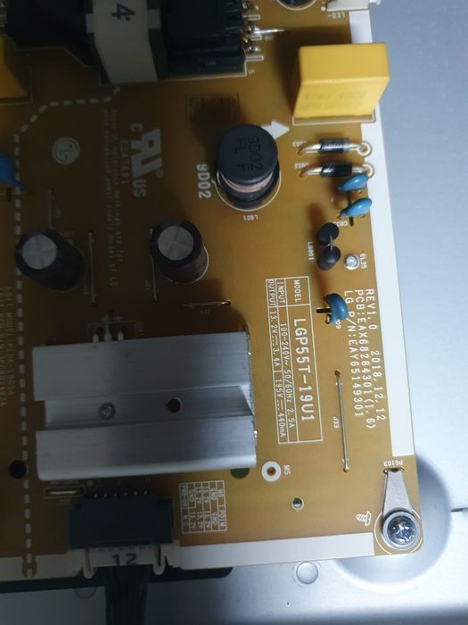 Peças tv LG 55UM7450PLA