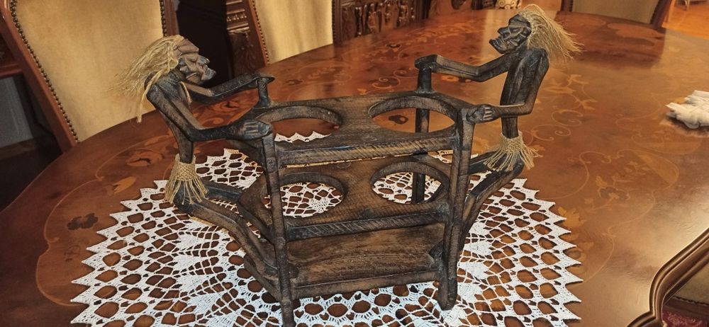 Stojak na wino dekoracja