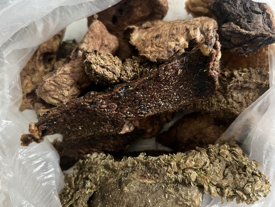 Ласощи для собак сушени легени, мікс