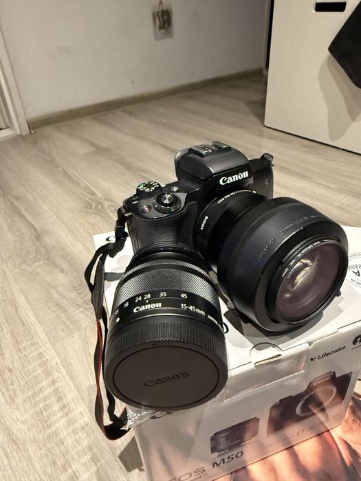 Canon EOS M50 Obiektyw Sigma 30mm DC DN akcesoria Marki