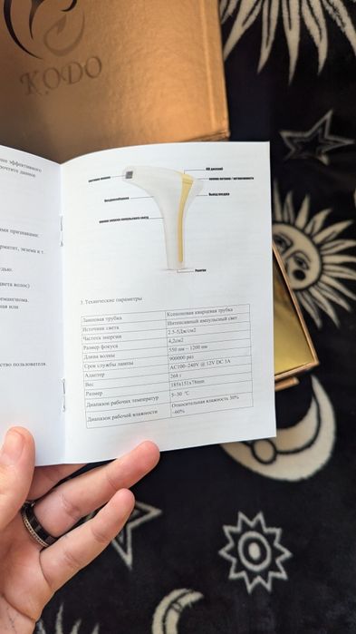 KODO 2024 Високоякісний Лазерний епілятор 4 в 1  для обличчя і тіла