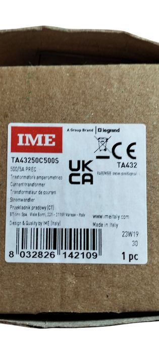 Трансформатор тока IME TA43250C500S.