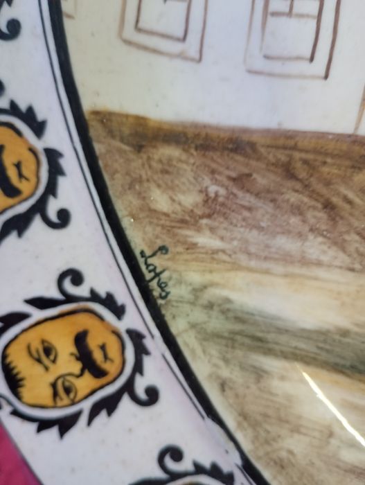 Prato em faiança