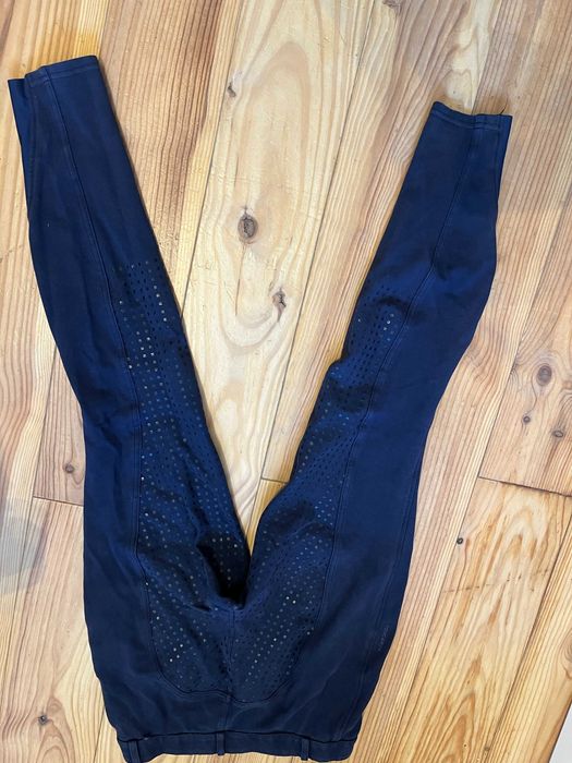 FOUGANZA Calças de Equitação Fullgrip Criança 14 anos Azul-Marinho