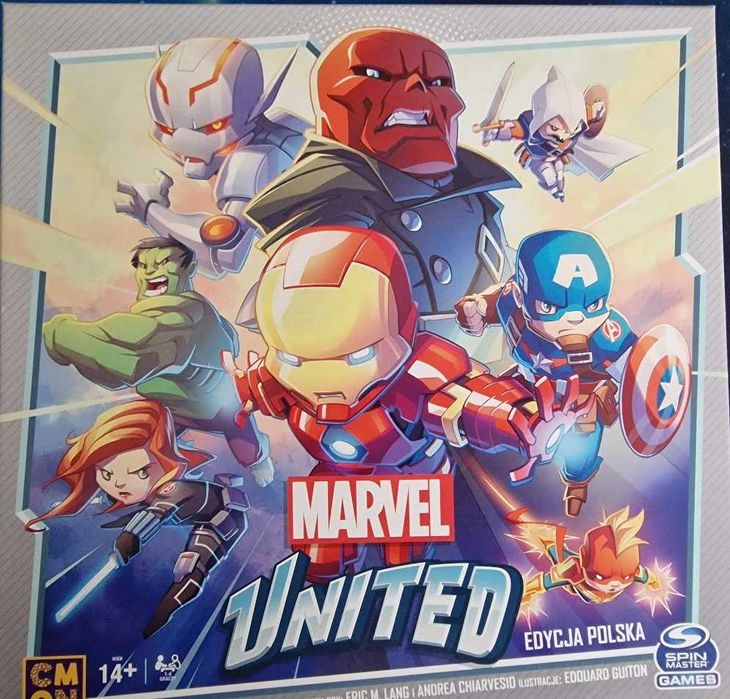 Marvel UNITED PL + 5 dodatków w tym The INFINITY GAUNTLET ( ENG)