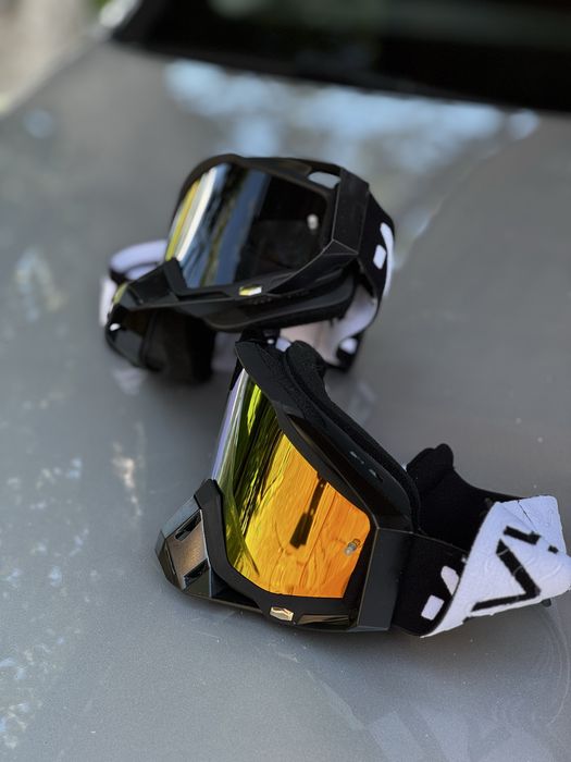 Кросові мото окуляри NAFEB, 100% на шолом очки ендуро крос на шлем