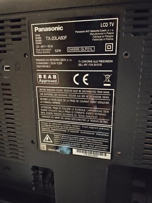 Telewizor Panasonic Viera 26" cali + dekoder