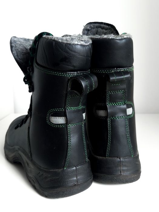 Buty robocze prabos 45 S3 zimowe ocieplane PKP skóra bhp