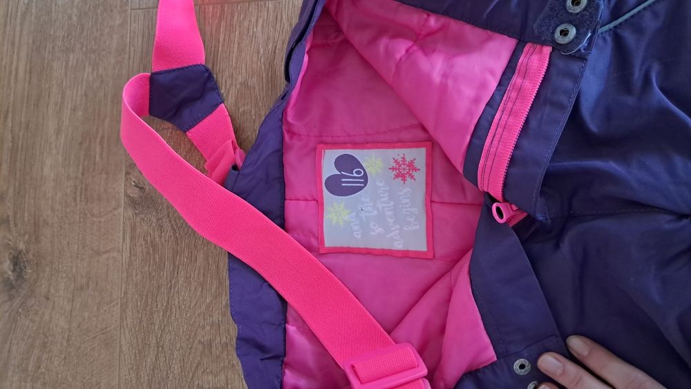 Spodnie zimowe narciarskie SMYK rozm. 116 cm