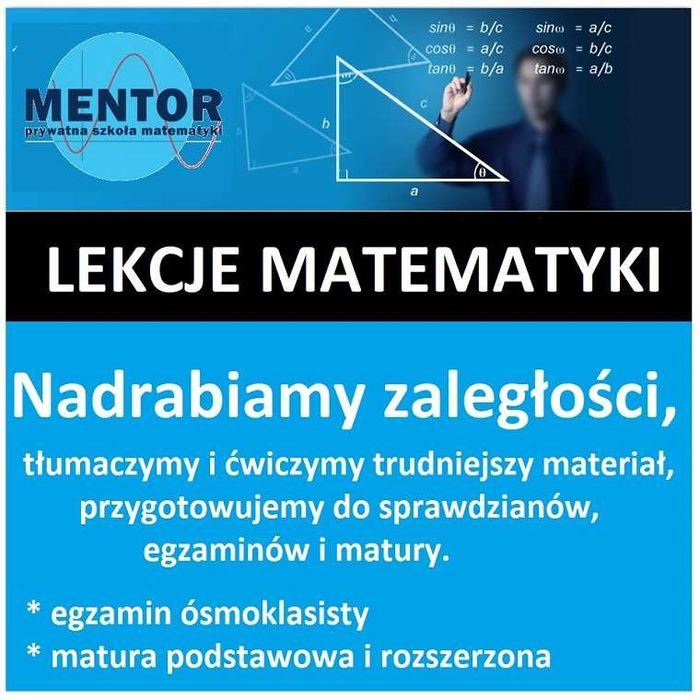 Matematyka Korepetycje z Matematyki Egzamin 8 klasa Matura 2026/2027
