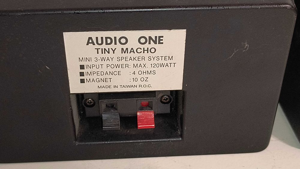 Głośniki Monitory Satelity Komputerowe 3 Drożne Audio One Tiny Macho