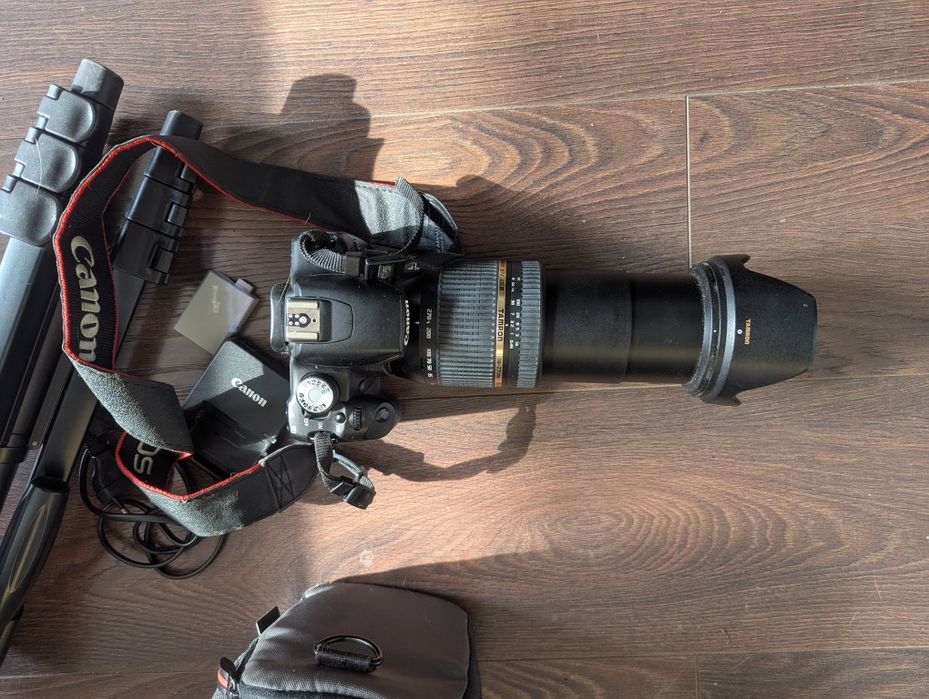 Canon EOS 500D + Мегазум Tamron 18-270 + Штатив Velbon