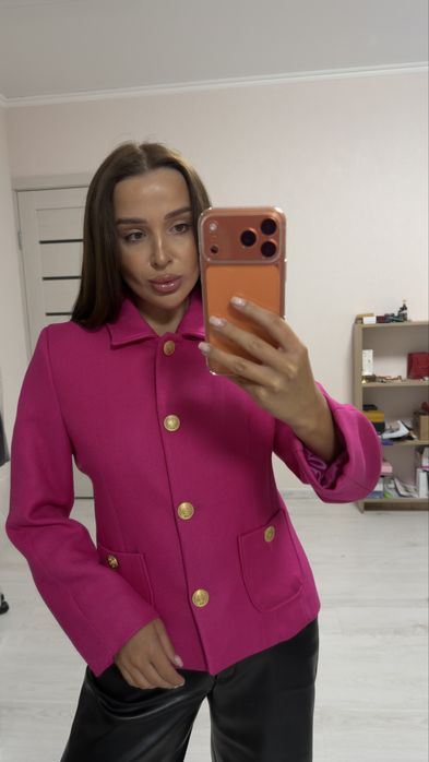 Жакет кольору фуксія S