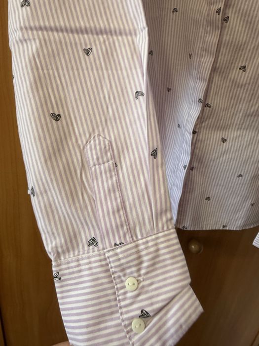 Нова сорочка Sinsay L XL рубашка сінсей блузка лаванда