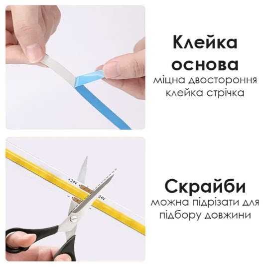 Светодиодная лента LED 5V USB с сенсорным выключателем от повербанка