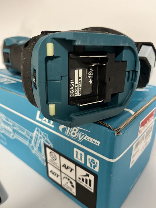 Аккумуляторная угловая шлифмашина Makita DGA511 (Оригінал!)