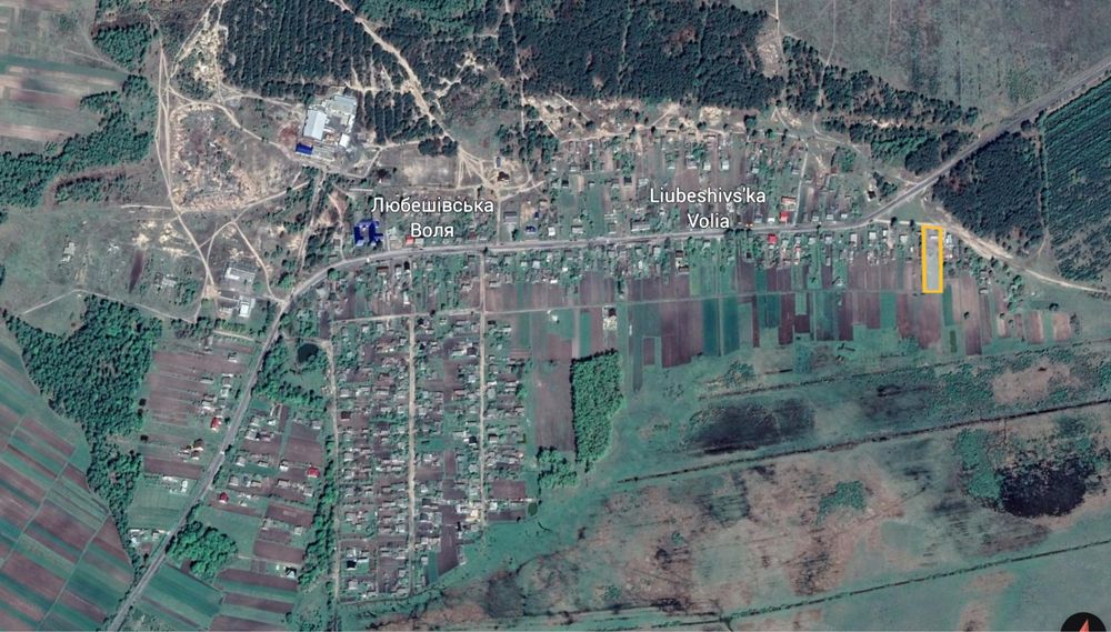 Продам земельну ділянку в селі Любешівська Воля