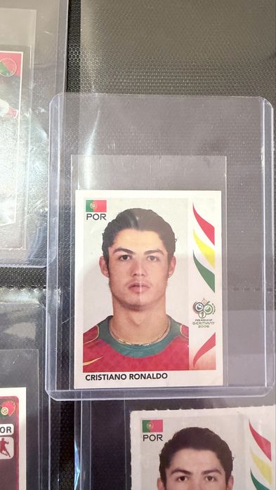 Varios cromos do cristiano ronaldo