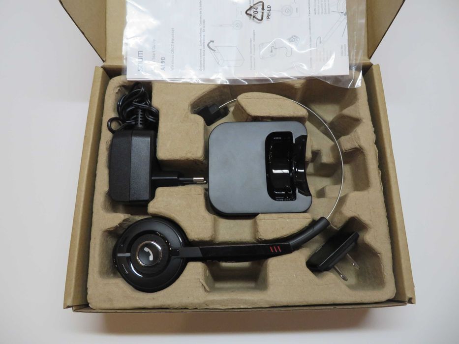 Snom A190 DECT-Headset Call Center HD bezprzewodowa Słuchawka