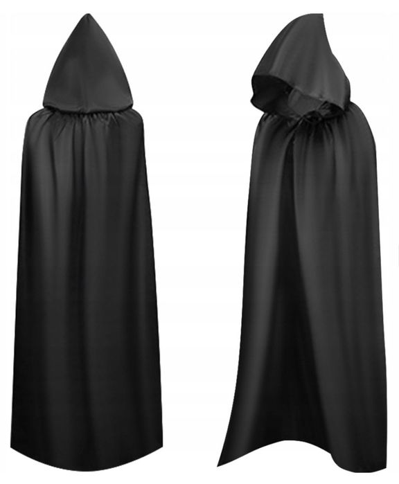 Strój Kostium HALLOWEEN MASKA Krzyk ŚMIERĆ PELERYNA Uniwersalny Rozmia