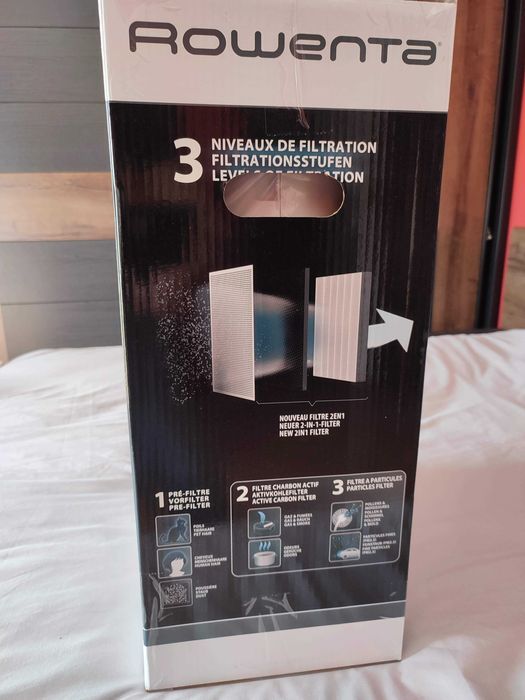 Purificador de Ar Rowenta Pure Air Essential PU2530 90m² [NOVO]