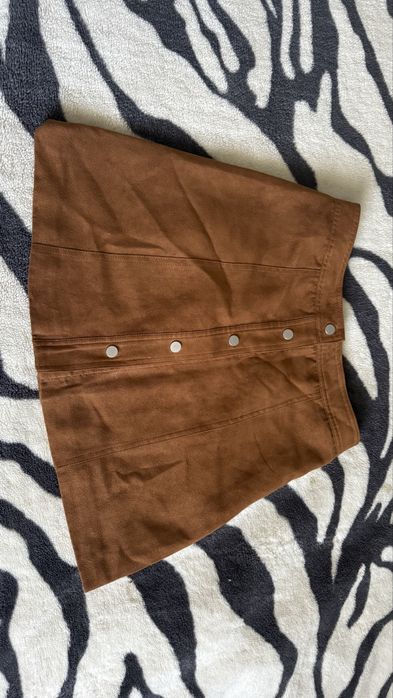 Спідниця трапеція юбка під замш 38 розмір 10 європейський