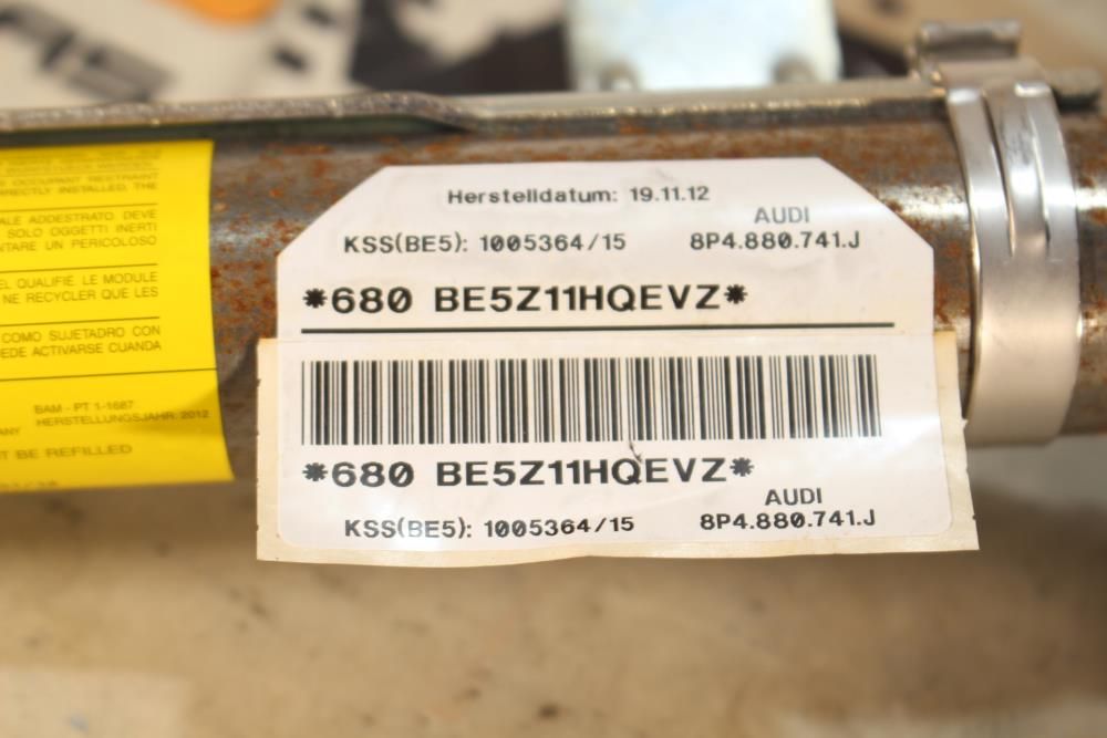Airbag cortina esquerdo AUDI A3 Sportback (8PA)