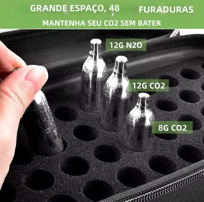 Bolsa para botijas / cápsulas de Co2