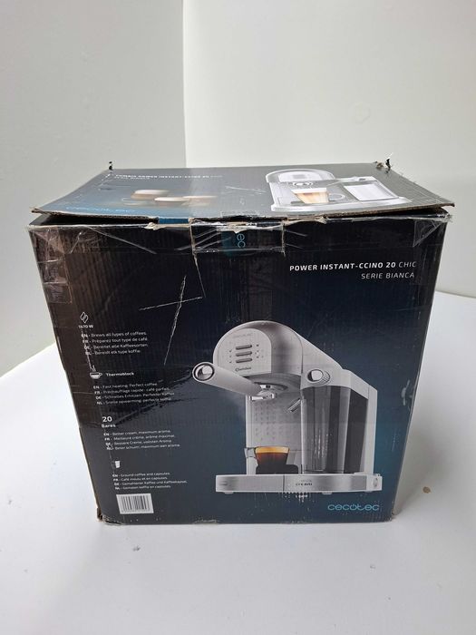 Kolbowy ekspres ciśnieniowy Cecotec Bianca Cumbia Power Instant-ccino