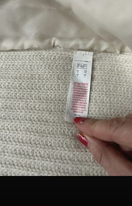 #F&F kamizelka beżowa XS