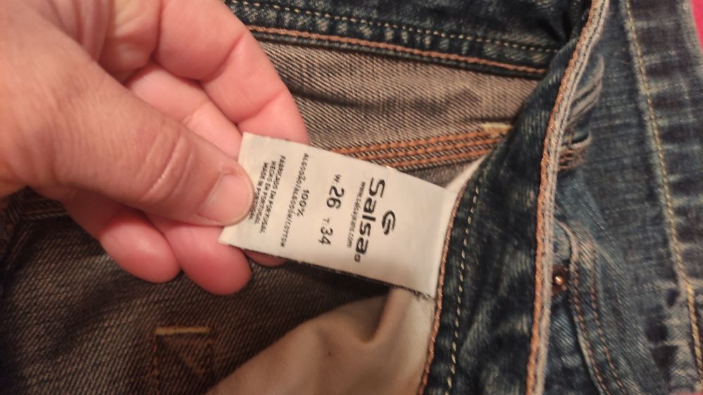 Calças ganga da salsa