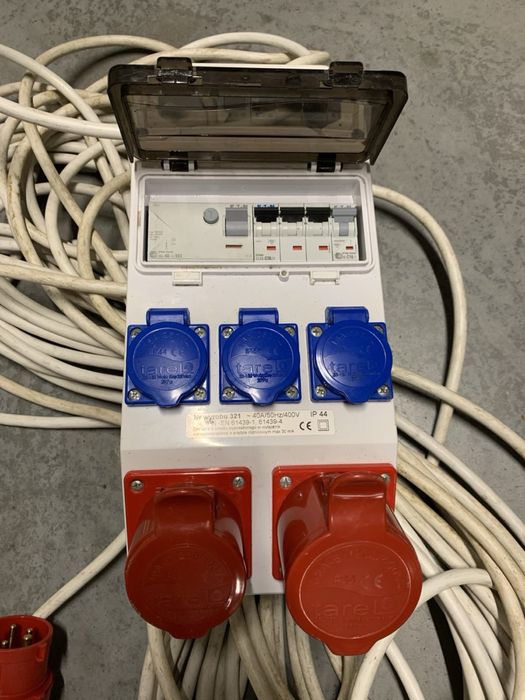 Bednarka 2 x siła 400v + 3 x 230v