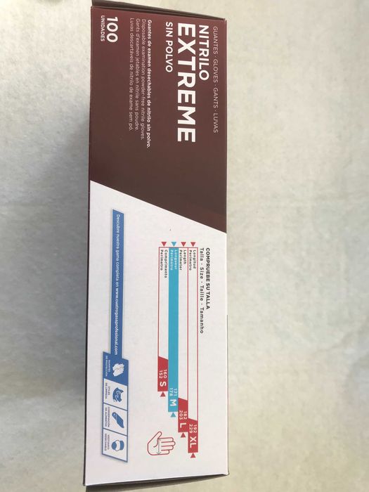 Luvas Nitrilo Preto Extreme