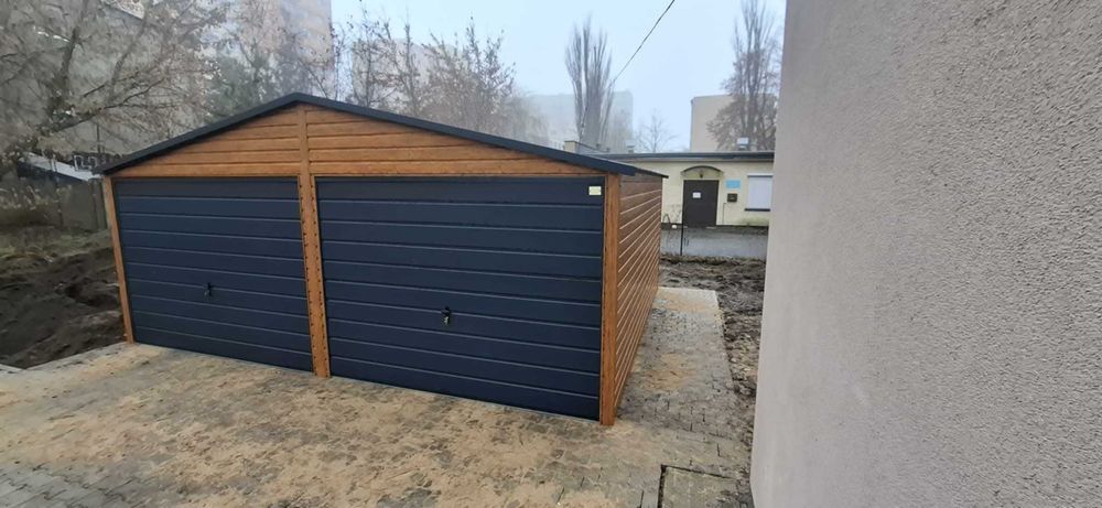 Garaż blaszany blaszak 6x6