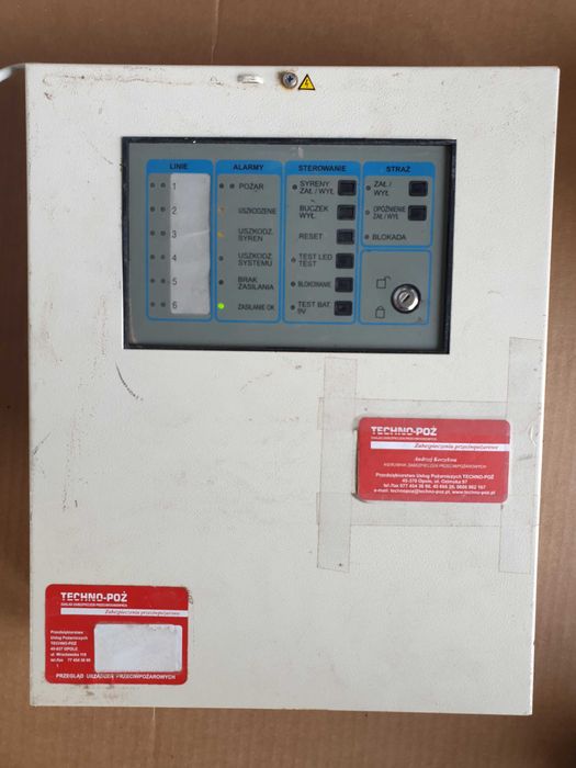 Centrala Sygnalizacji Pożaru (CSP) - 6 Linii